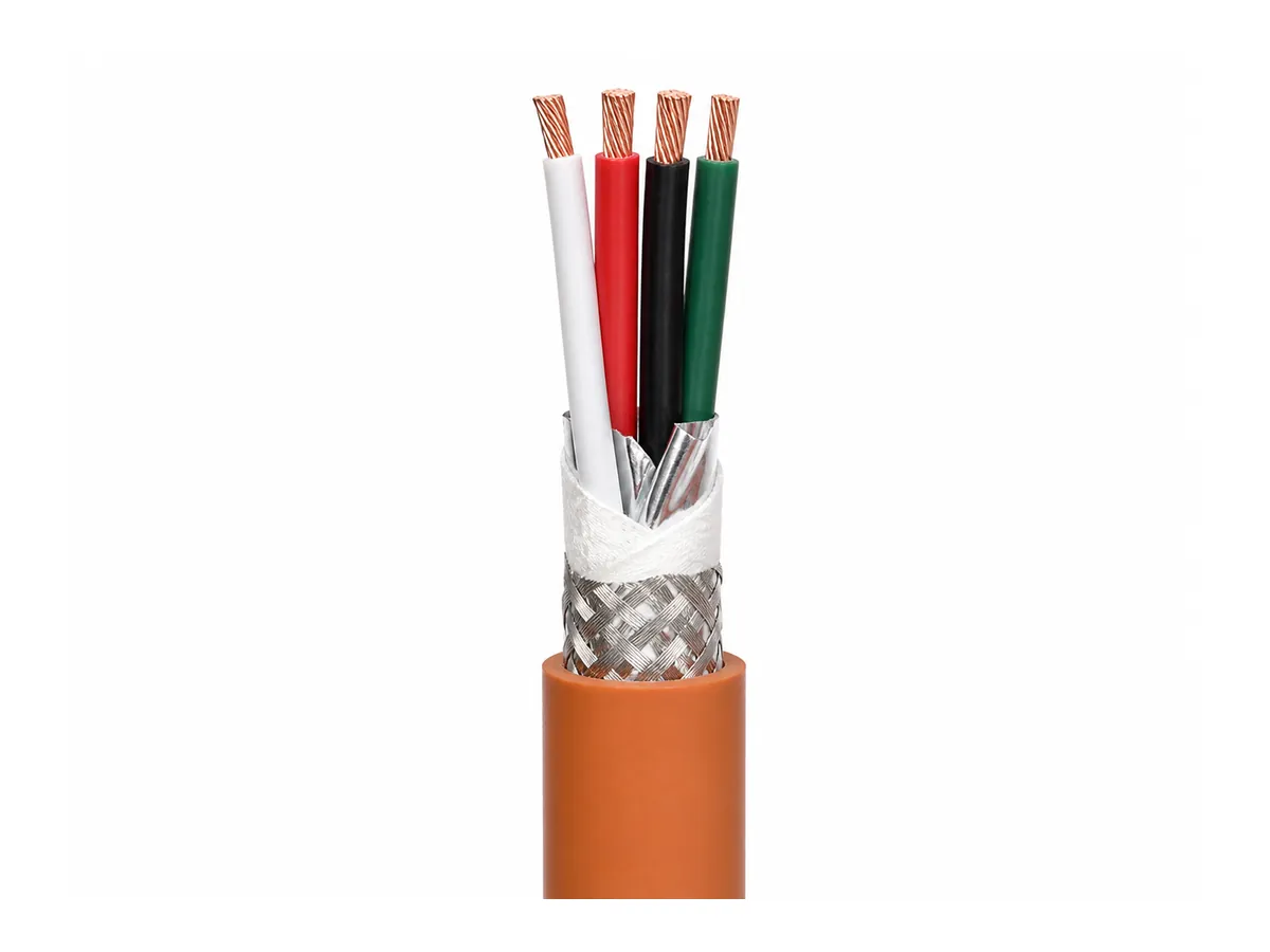 international core drag chain power cable cutaway conductor detail