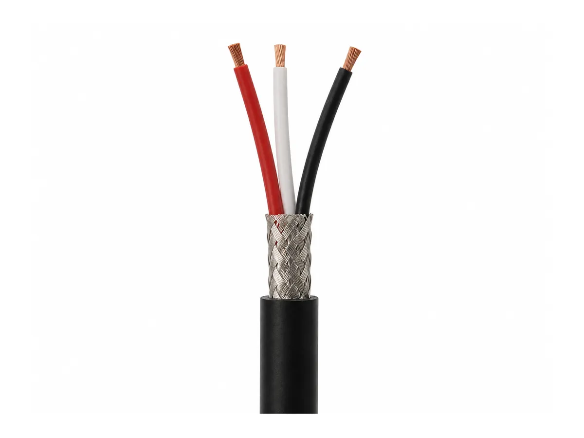 DeviceNet bus cable cutaway conductor detail